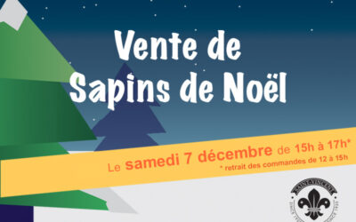 Vente de sapins de Noël 2024